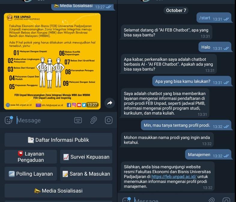 Layanan Informasi Publik Berbasis Chatbot
