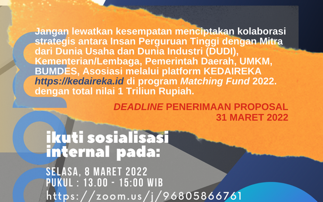 Sosialisasi Program Kedaireka 2022