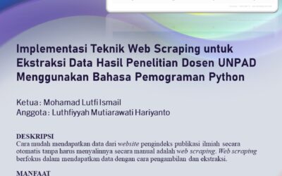Implementasi Teknik Web Scraping untuk Ekstraksi Data Hasil Penelitian Dosen UNPAD Menggunakan Bahasa Pemograman Python